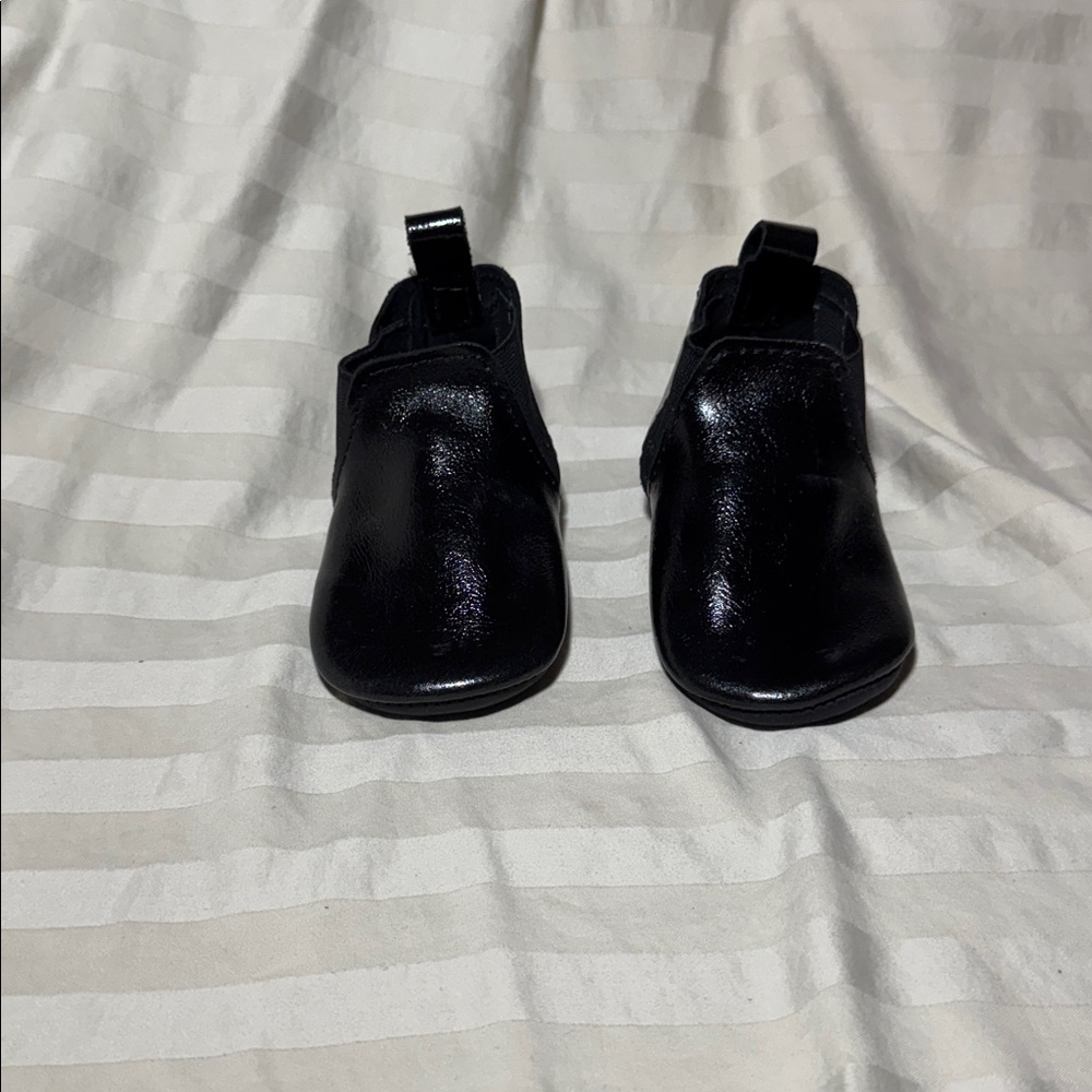 Freshly Picked Black Kids Moccasins